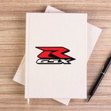 Zepplin Giyim Suzuki Gsx-R Logosu Çizgisiz Kanvas Defter Çizgisiz - Krem - 14x21 cm