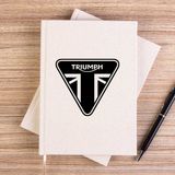 Zepplin Giyim T. Motorcycles Ltd Çizgisiz Kanvas Defter Çizgisiz - Krem - 14x21 cm