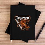 Zepplin Giyim T. Tiger Troop Siyah Kanvas Defter Çizgisiz - 14x21 cm