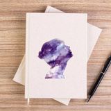 Zepplin Giyim Taylor Swift Cosmos Çizgisiz Kanvas Defter Çizgisiz - Krem - 14x21 cm
