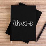 Zepplin Giyim The Doors Outline Siyah Kanvas Defter Çizgisiz - 14x21 cm