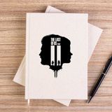 Zepplin Giyim The Last Of Us 2 Ellie Joel Face Çizgisiz Kanvas Defter Çizgisiz - Krem - 14x21 cm