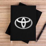 Zepplin Giyim Toyata Logo Siyah Çizgisiz Kanvas Defter Çizgisiz - 14x21 cm