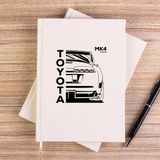 Zepplin Giyim Toyata Mk4 Supra Krem Çizgisiz Kanvas Defter Çizgisiz - 14x21 cm