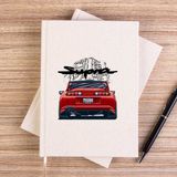 Zepplin Giyim Toyota Supra 2jz Çizgisiz Kanvas Defter Çizgisiz - Krem - 14x21 cm