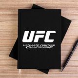 Zepplin Giyim Ufc Ultime Championship Siyah Kanvas Defter Çizgisiz - 14x21 cm