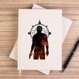 Zepplin Giyim Uncharted 4 Nathan Drake Adventure Çizgisiz Kanvas Defter Çizgisiz - Krem - 14x21 cm