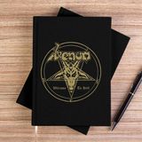 Zepplin Giyim Venom Welcome To Hell Siyah Kanvas Defter Çizgisiz - 14x21 cm