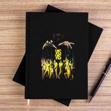 Zepplin Giyim Vis A Vis Siyah Çizgisiz Kanvas Defter Çizgisiz - 14x21 cm
