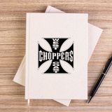 Zepplin Giyim West Coast Choppers Çizgisiz Kanvas Defter Çizgisiz - Krem - 14x21 cm