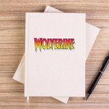 Zepplin Giyim Wolverine Color Text Çizgisiz Kanvas Defter Çizgisiz - Krem - 14x21 cm