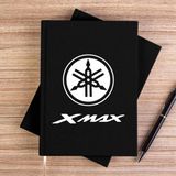 Zepplin Giyim Xmax Logo Siyah Kanvas Defter Çizgisiz - 14x21 cm