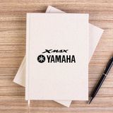 Zepplin Giyim Yamha Xmax Text Çizgisiz Kanvas Defter Çizgisiz - Krem - 14x21 cm