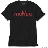 Zepplin Manga Siyah Kadın T-shirt
