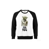 Zepplin Star Wars Yoda May the Force Be With You Beyaz Kadın T-shirt