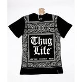 Zepplin Thug Life Siyah T-Shirt