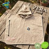 Zera Collection Çocuk Panço Havlu Organik Pamuk - Kahve