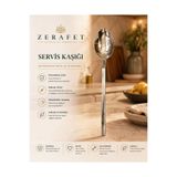 ZERAFET Paslanmaz Çelik Servis Kaşığı (30cm)