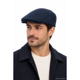 ZERAMİNE Erkek Kışlık Kasket Balıksırtı Desenli London Model Şapka Klasik Flat Cap