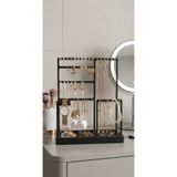 zeranest Takı Düzenleyici Organizer - Kolye, Küpe, Yüzük Ve Saat Askısı