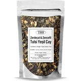Zerdeçal Zencefil Tulsi Yeşil Çay 40 gr (1. Kalite) Turmeric Ginger Tulsi Green Tea