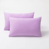 Zeren Home %100 Pamuklu 50X70 Yastık Kılıfı Pillow Case 3lü Paket - 50 x 70 Cm - Lila