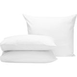 Zeren Home %100 Pamuklu 50X70 Yastık Kılıfı Pillow Case 4lü Paket - 50 x 70 Cm - Beyaz