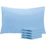 Zeren Home %100 Pamuklu 50X70 Yastık Kılıfı Pillow Case 4lü Paket - 50 x 70 Cm - Mavi