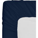Zeren Home %100 Pamuklu Çift Kişilik Lastikli Çarşaf - 160 x 200 - Lacivert