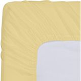 Zeren Home %100 Pamuklu Çift Kişilik Lastikli Çarşaf - 160 x 200 - Sarı