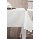 Zeren Home Beyaz Renk Dertsiz 100x140 cm Masa Örtüsü