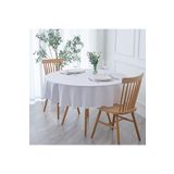Zeren Home Beyaz Sıvıya Dayanıklı Dertsiz Masa Örtüsü