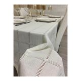 Zeren Home Bosna Etamin Keten Dertsiz Masa Örtüsü Krem, 140 x 200