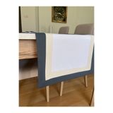 Zeren Home Çerçeve Detaylı Dertsiz Assos Modern Runner 45x150cm Swan