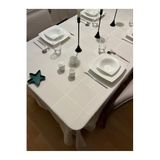 Zeren Home Dertsiz Masa Örtüsü Krem, 150 x 240