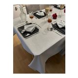 Zeren Home Dertsiz Simli Masa Örtüsü Gümüş Renk 140 x 200