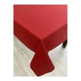 Zeren Home Düz Kırmızı Renkli Dertsiz 140x170 cm Masa Örtüsü