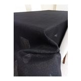 Zeren Home Etamin Dokulu Keten Görünümlü Dertsiz Masa Örtüsü Siyah 150 x 220