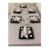 Zeren Home Keten Görünümlü Begonvil Simli Masa Örtüsü Pudra Pembe 25 Parça Set 150 x 200