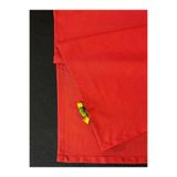 Zeren Home Keten Görünümlü Simli Runner 40 x 160, Kırmızı