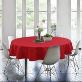 Zeren Home Kırmızı Sıvıya Dayanıklı Dertsiz Masa Örtüsü