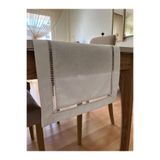 Zeren Home Kolber Detaylı Dertsiz Keten Runner 40 x 160