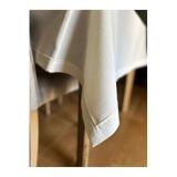 Zeren Home Piko Sarma Detaylı Polyester Keten Dertsiz Masa Örtüsü Krem, 150 x 300, piko-duz-krem2