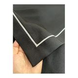 Zeren Home Piko Sarma Detaylı Polyester Keten Dertsiz Masa Örtüsü Siyah, 150 x 260, piko-linen-siyah4