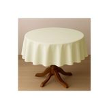 Zeren Home Polyester Keten Dertsiz Simli Yuvarlak Masa Örtüsü 160Cm, 160 x 160, simyvrlakyen2i