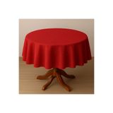 Zeren Home Polyester Keten Dertsiz Simli Yuvarlak Masa Örtüsü 160Cm, 160 x 160, simyvrlakyeni3