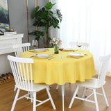 Zeren Home Sarı Sıvıya Dayanıklı Dertsiz Masa Örtüsü