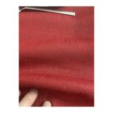 Zeren Home Simli Dertsiz Oval 150x240 cm Kırmızı Masa Örtüsü