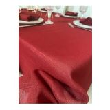 Zeren Home Simli Dertsiz Salon Masa Örtüsü Kırmızı 13 Parça 150 x 400