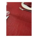 Zeren Home Simli Keten Dertsiz Yuvarlak Masa Örtüsü, 160 x 160, TYC7RJ4E5b